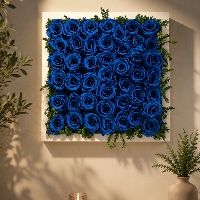 Magnifique cadre de roses