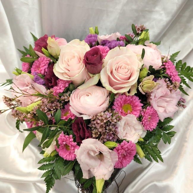 Panier en forme de coeur